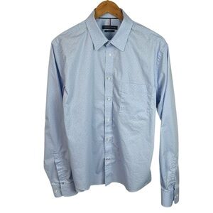 BF1182 men’s Tommy Hilfiger Reg Fit all season stretch dress shirt 16-16.5 L